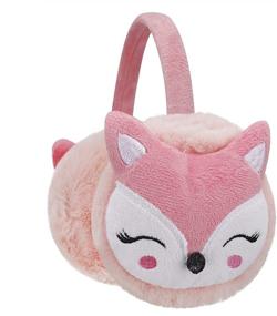 img 4 attached to Winter Earmuffs Cartoon Warmer Outdoor Girls' Accessories