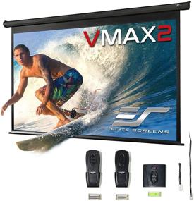 img 4 attached to Elite Screens VMAX2 100-дюймовый электронный моторизованный HD экран проектора - Полный домашний кинотеатральный опыт!