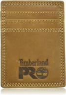 timberland pro leather pocket wallet – men's accessories for wallets, card cases, and money organization logo
