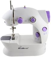 🧵 haitral portable sewing machine - adjustable 2-speed, double thread, electric crafting and mending machine with foot pedal logo