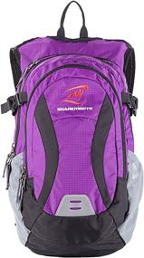 img 3 attached to 🦈 SHARKMOUTH Hiking Hydration Backpack Pack with 2.5L Water Bladder, Spacious and Comfortable for Extended Day Hikes, Day Trips, Daypack Travel and Adventure