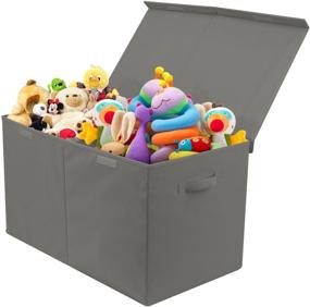 img 4 attached to 🏠 Sorbus Collapsible Flip Top Kids' Playroom Organization Home Store