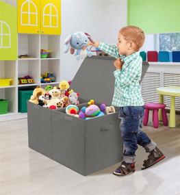 img 3 attached to 🏠 Sorbus Collapsible Flip Top Kids' Playroom Organization Home Store