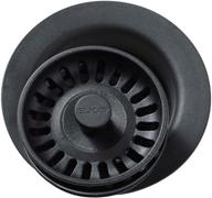 black elkay lkqd35bk disposer flange: polymer with removable basket strainer and rubber stopper логотип