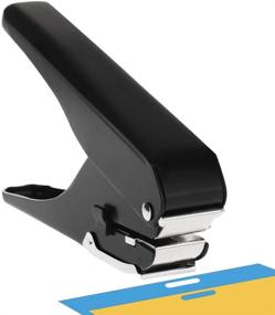 img 4 attached to 🎟️ MyLifeUNIT Slot Puncher for ID Card and Badge, Heavy-Duty Hole Punch for Pro Use with PVC Slot and Paper