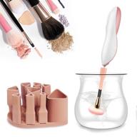 🧼 rantizon automatic makeup brush cleaner machine - 360 degree rotation, electric makeup brush cleaner, cleans and dries - includes 8 rubber attachments logo