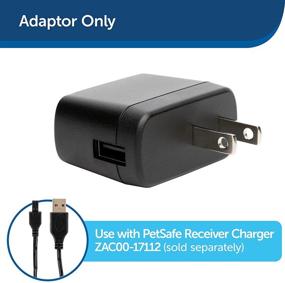 img 1 attached to PetSafe Receiver Charger and Wall Adaptor - Compatible with Various Wireless and In-Ground Fences, Includes 4ft USB Charging Cable and USB Replacement Wall Adaptor