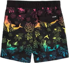 img 3 attached to 🩳 Hurley Boy's Gradient Koi Pond Boardshorts (Little Kids) Multi 7 Little Kids: Stylish Swimwear for Young Boys