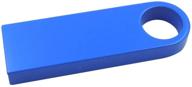 waterproof ultra-thin 32gb usb 2.0 flash drives thumb drives - blue (32gb) logo