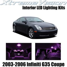 img 4 attached to XtremeVision LED-подсветка салона для Inifiniti G35 Coupe 2003-2006 (12 штук) Розовый набор LED-подсветки салона с набором инструментов для установки