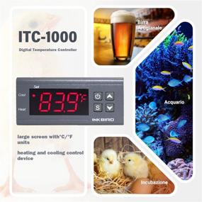 img 3 attached to 🌡️ Inkbird ITC-1000F 2-Stage Temperature Controller with Cooling and Heating Modes - Celsius and Fahrenheit