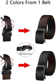 img 3 attached to Men's Ratchet Reversible Belts – Bulliant Sports Casual Accessories Enhanced for SEO