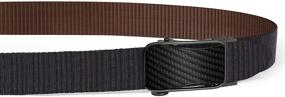 img 2 attached to Men's Ratchet Reversible Belts – Bulliant Sports Casual Accessories Enhanced for SEO