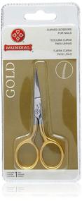 img 2 attached to ✂️ Precision-Cut Gold Scissors: Curved Blades – 3 1/2 Inches