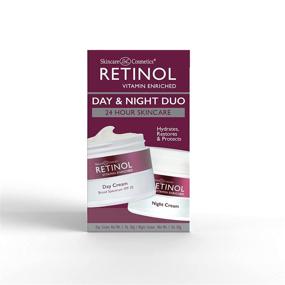 img 3 attached to Revitalize Your Skin with Retinol Anti-Aging Night & Day Cream - 24-Hour Skincare Duo for Youthful Glow, 1 Ounce Each