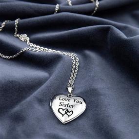 img 2 attached to PHOCKSIN Locket Necklace: Timeless Keepsake for Women - Treasure Memories of Loved Ones Forever!