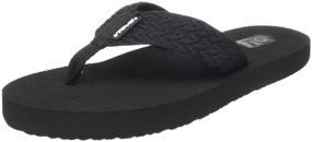 img 4 attached to Teva Womens Flip Flop Mikan Medium Women's Shoes in Athletic