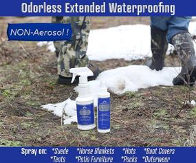 img 1 attached to 🌧️ Odorless Waterproofing Spray for Fabrics and Leather - Obenauf's Water Shield (16oz Bottle)