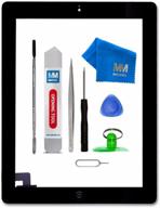 📱 mmobiel ipad 2 digitizer replacement kit - black 9.7 inch touchscreen front display assembly with tools included logo