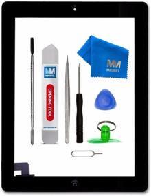 img 4 attached to 📱 MMOBIEL iPad 2 Digitizer Replacement Kit - Black 9.7 Inch Touchscreen Front Display Assembly with Tools Included