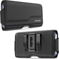 stronden nylon holster for iphone 11 pro, xs, x - belt case 📱 with metal clip & magnetic closure - pouch phone holder compatible with otterbox symmetry/aneu case logo