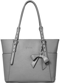 img 4 attached to BOSTANTEN Satchel Handbags Designer Shoulder