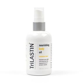 img 4 attached to 🌿 TriLASTIN Nourishing Body Oil - Scar and Stretch Mark Removal (3.4oz / 100ml) - Safe for Pregnancy and Postpartum - All-Natural, Paraben-Free, Hypoallergenic Skincare Must-Have
