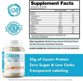 img 3 attached to 🥛 NutraOne CaseinOne Vanilla Casein Protein Powder – 100% Sugar-Free Casein Protein (1.91 lbs.)