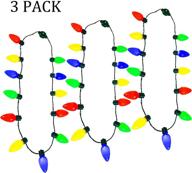 праздник освещается радостью с joyin 3-пакетным рождественским ожерельем led-лампочек - идеальные угощения и аксессуары для вечеринок! логотип