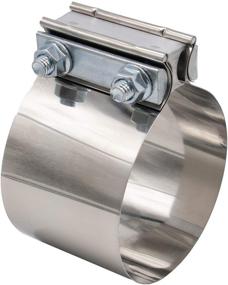 img 1 attached to 🔧 RP Remarkable Power, 304 Stainless Steel Butt Joint Exhaust Muffler Clamp Band (4-Inch)