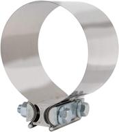 🔧 rp remarkable power, 304 stainless steel butt joint exhaust muffler clamp band (4-inch) logo