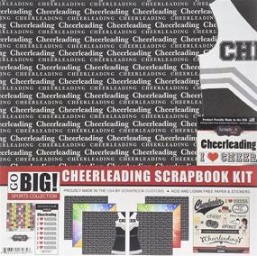 img 1 attached to 📣 Go Big with the Scrapbook Customs Cheerleading Themed Paper and Stickers Kit: Unleash Your Inner Cheerleader!
