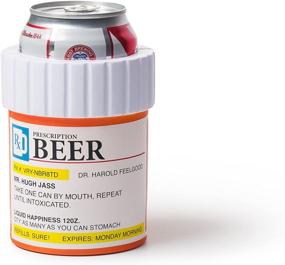img 4 attached to 💊 BigMouth Inc Prescription Pill Bottle Drink Kooler: Keep Drinks Cold with this Novelty Foam Drink Holder - Perfect Funny Gag Gift!