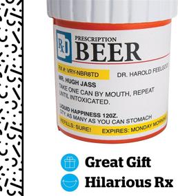 img 2 attached to 💊 BigMouth Inc Prescription Pill Bottle Drink Kooler: Keep Drinks Cold with this Novelty Foam Drink Holder - Perfect Funny Gag Gift!
