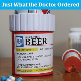 img 1 attached to 💊 BigMouth Inc Prescription Pill Bottle Drink Kooler: Keep Drinks Cold with this Novelty Foam Drink Holder - Perfect Funny Gag Gift!