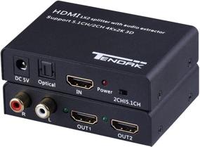 img 4 attached to 🔌 Tendak Splitter Extractor Distributor Projector: Effortlessly Power and Connect Multiple Displays