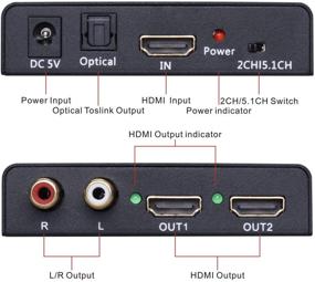 img 3 attached to 🔌 Tendak Splitter Extractor Distributor Projector: Effortlessly Power and Connect Multiple Displays