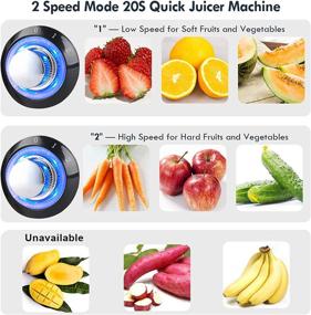 img 2 attached to 🍹 2021 Upgraded XL Centrifugal Juicer Machine | Wide 3" Feed Chute | Easy Clean BPA-Free Fruit Juicer | High Juice Yield | 2-Speed Juicing | Stainless Steel Filter | Dishwasher Safe