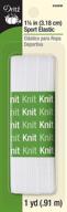 👕 dritz 9326w sport knit elastic: white, 1-1/4-inch by 1-yard - superior quality for every sportswear project logo