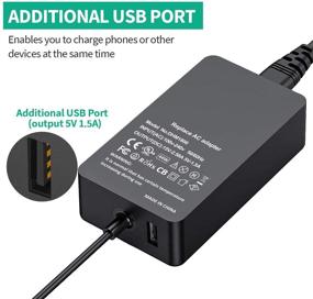 img 1 attached to 🔌 Smartwifi 15V 2.58A 44W Portable Charger for Surface Laptop, Surface Pro, Surface Book, and Pro Models