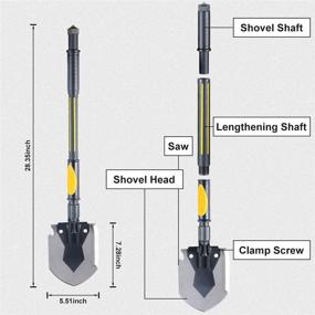 img 1 attached to HARVET Multi Function Entrenching Backpacking Snow Removing
