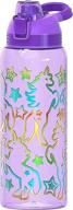 бутылка с блестками tritan handle unicorn логотип