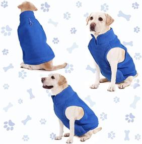 img 3 attached to 🐶 6-Piece Dog Clothes Sweater Set with Leash Ring - Soft Winter Pet Clothes, Warm Sweatshirt, PET Fleece Sweater Vest - Cozy Jacket for Dogs - Supplies