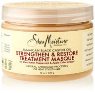 shea moisture jamaican black castor oil strengthen & restore treatment masque review: the ultimate hair care solution, 12 oz. logo