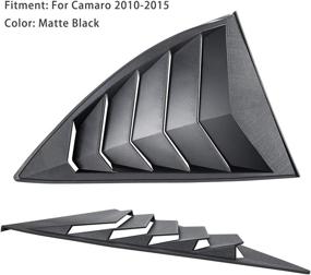 img 1 attached to Quarter Window Louvers Chevrolet 2010 2015
