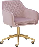 linon quilted brooklyn office chair logo