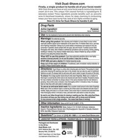 img 1 attached to 💆 Dual-Shave (HiS) 2in1 Medicated Shaving Cream: Moisturizing Shave Cream & Anti-Acne Facial Wash for Sensitive Skin