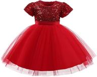 nileafes princess dresses: pageant girls' clothing with stunning embroidery logo