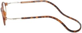 img 1 attached to XXL CliC Magnetic Closure Reading Glasses with Adjustable Headband - Tortoise +1.25 Strength