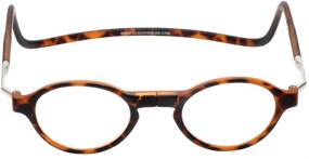 img 2 attached to XXL CliC Magnetic Closure Reading Glasses with Adjustable Headband - Tortoise +1.25 Strength